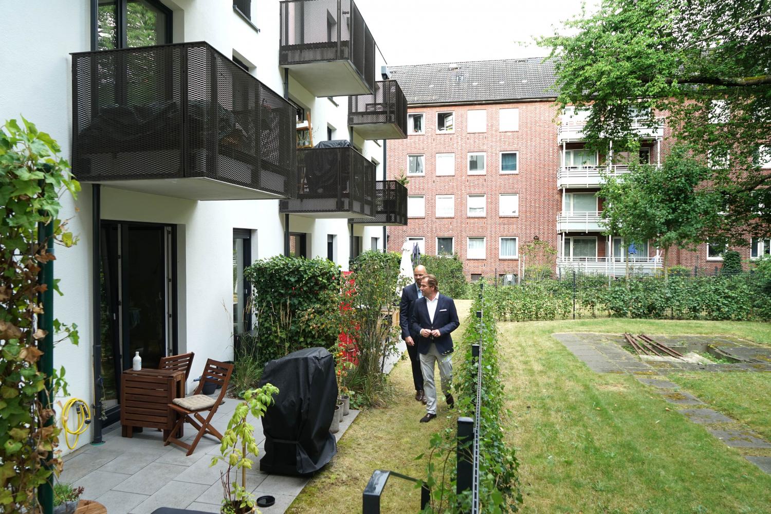 Kai Andritschke im Garten